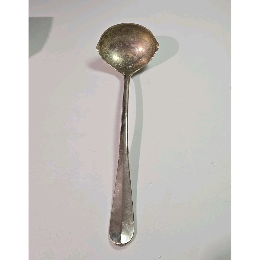 Vintage Leonard Silverplate‎ 13" In Ladle with Double Pour Spout. ITALY